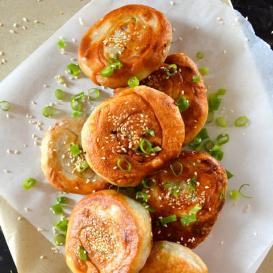 Xi'an Stuffed Pancakes - Recipe photo by thewoksoflife
