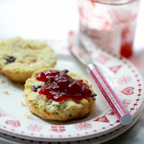Cranberry scones - Recipe photo by rekhavengalil