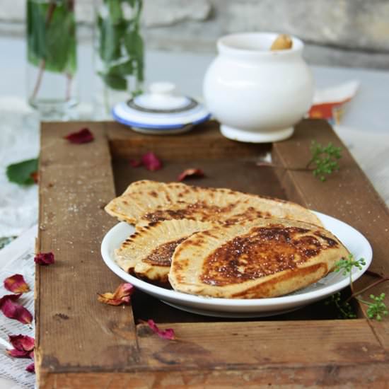 Piadina e ravioli - Recipe photo by profumodimamma
