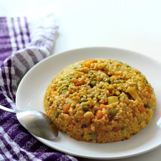 Masala Daliya Khichdi - Recipe photo by werecipes