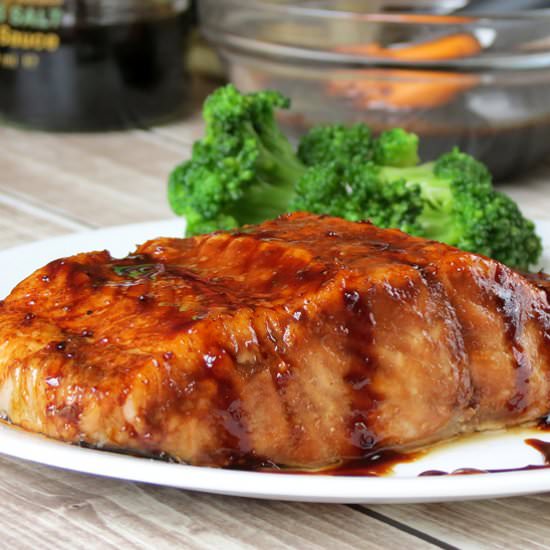 Bourbon Glazed Salmon - Recipe photo by yummyaddiction