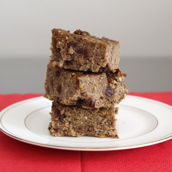 Chocolate Coconut Almond Squares - Recipe photo by strawberrychocolate