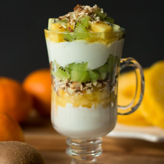 Kiwi and Pineapple Parfait - Recipe photo by PrimaveraKitchen