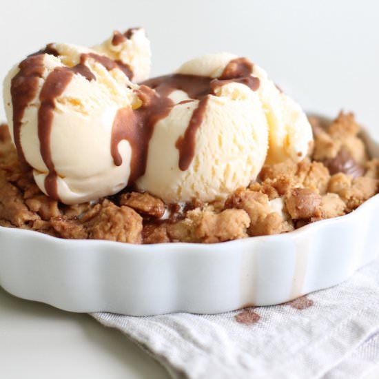 Peanut Butter Cookie Cobbler - Recipe photo by CoordinatelyYours