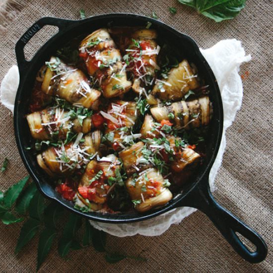 Eggplant Involtini - Recipe photo by foolproofliving.com