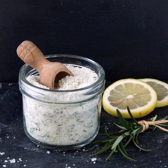 Rosemary-Lemon Sea Salt - Recipe photo by ChillyFrosting