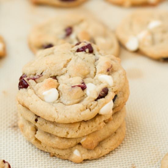 Cranberry White Chocolate Cookies - Recipe photo by sweetbasil