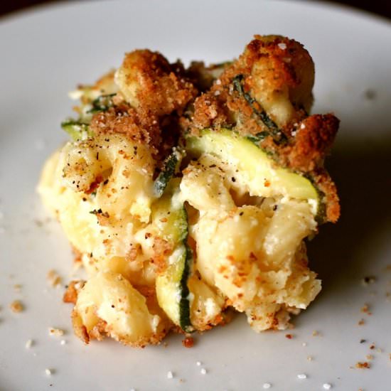 Mac & Cheese with Zucchini Ribbons - Recipe photo by dearlaurenlovemom