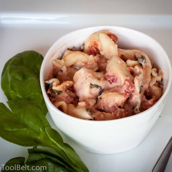 Spinach Tomato Tortellini - Recipe photo by LovePastaBlog