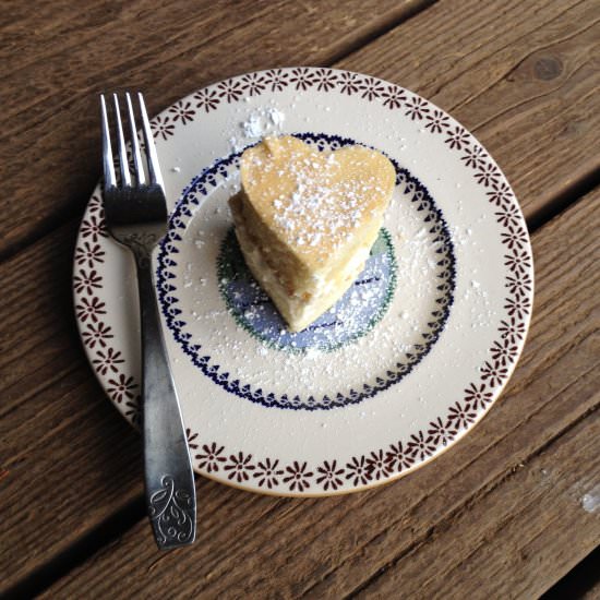 Heart Shaped Mini Cakes - Recipe photo by Blog To Taste