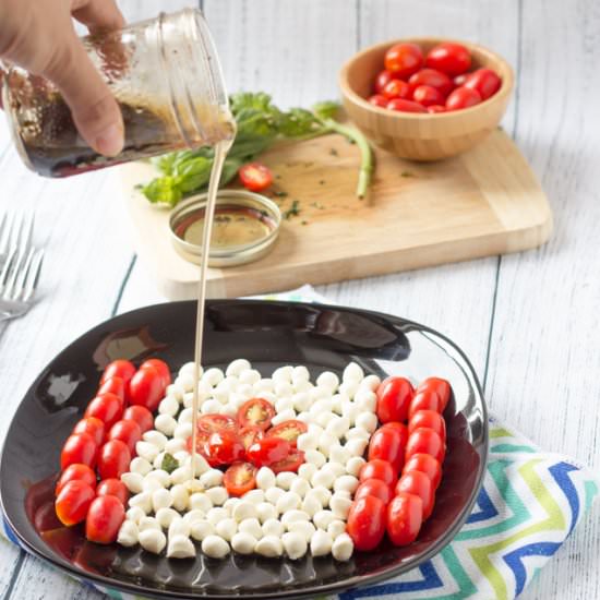 Caprese Salad for Canada Day - Recipe photo by roxyskitchen