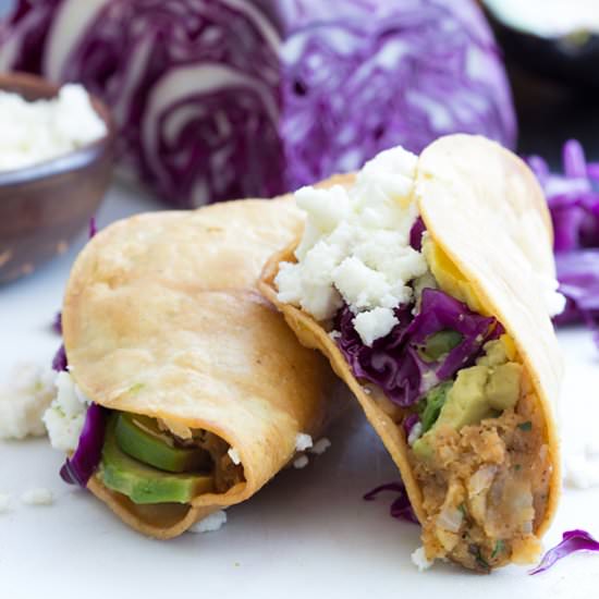 Spicy Potato Tacos - Recipe photo by cupofzest
