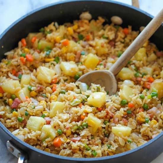 Pineapple Fried Rice - Recipe photo by damndelicious