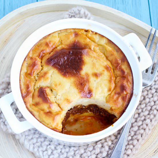 Moussaka Pot Pies - Recipe photo by danceofsaucepans