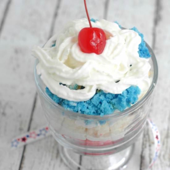Red White Blue Patriotic Trifle - Recipe photo by ChicnSavvy