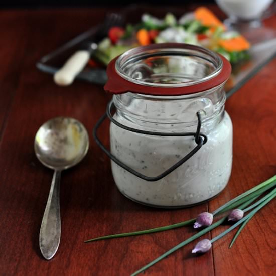 Chive Bacon Ranch Dressing - Recipe photo by The Creekside Cook