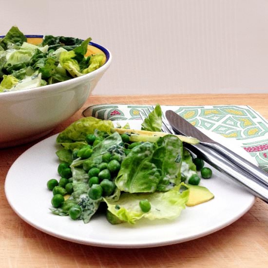Creamy Basil Dressing - Recipe photo by The Crispy Crouton