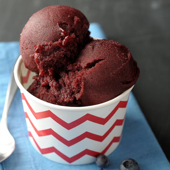 Blueberry Sorbet - Recipe photo by aliceandlois