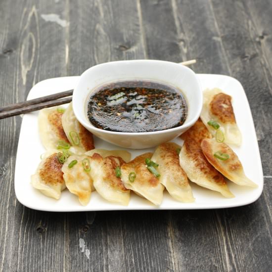 Potstickers Honey Soy Dipping Sauce - Recipe photo by eatthinkbemerry
