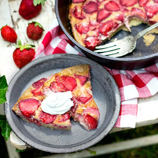 Strawberry Clafoutis - Recipe photo by carolinagirlcooks