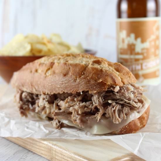 Hard Cider Pulled Pork Sandwiches - Recipe photo by SolidGoldEats