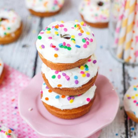 Cotton Candy Mini Donuts - Recipe photo by thesweetchick