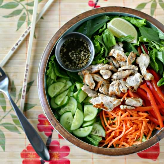 Vietnamese Herb Salad w/ Chicken - Recipe photo by EverydayMaven