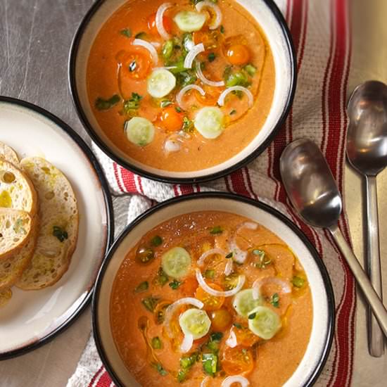 Gazpacho Andaluz - Recipe photo by Yes more please