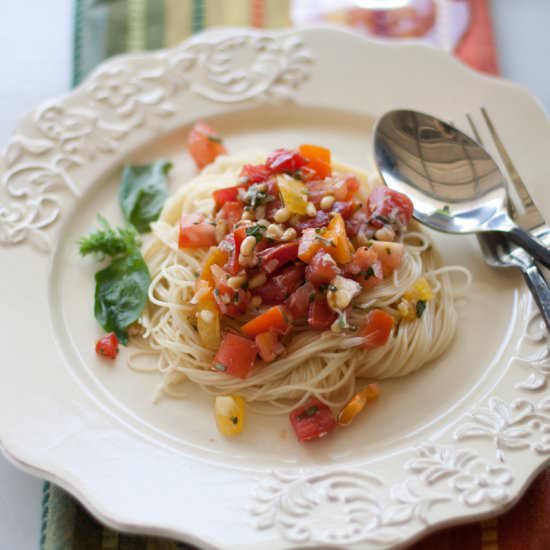 Summer Pasta - Recipe photo by What A Girl Eats