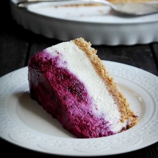 Blackcurrant Cheesecake - Recipe photo by rustic kitchen