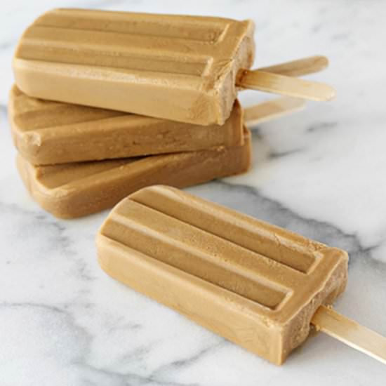 Caramel Macchiato Popsicles - Recipe photo by livelaughrowe