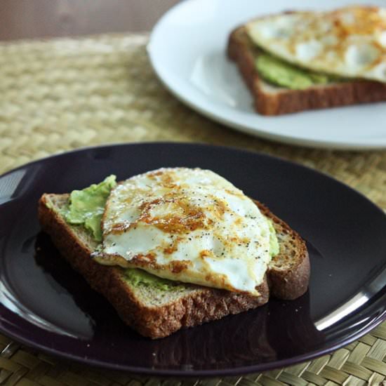 Egg & Avocado on Toast - Recipe photo by 30 Pounds of Apples