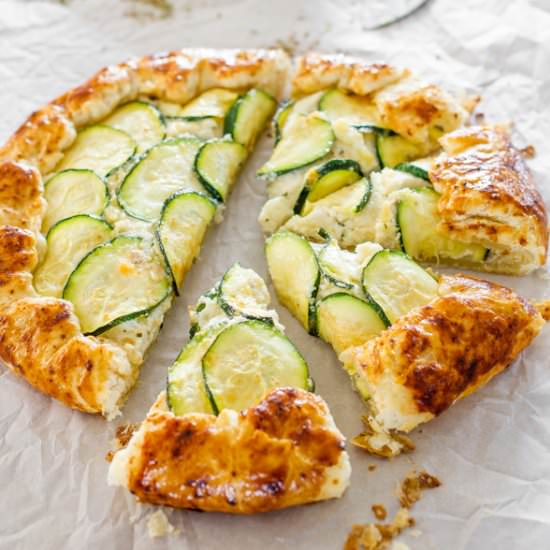 Zucchini and Ricotta Galette - Recipe photo by jocooks