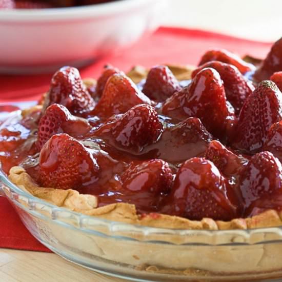 Strawberry Pie Glace - Recipe photo by What A Girl Eats