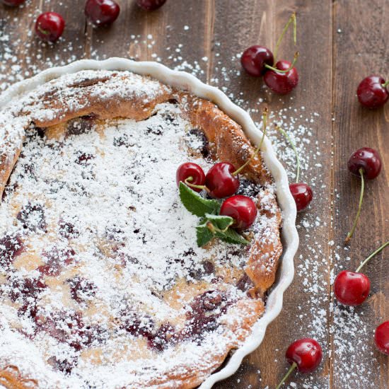 Cherry Clafouti - Recipe photo by Delights of Culinaria