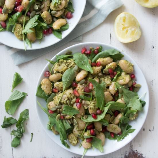 Pest Butter Bean Salad - Recipe photo by deliciouslyella