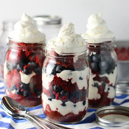 Red Velvet Trifles - Recipe photo by cookingforkeeps