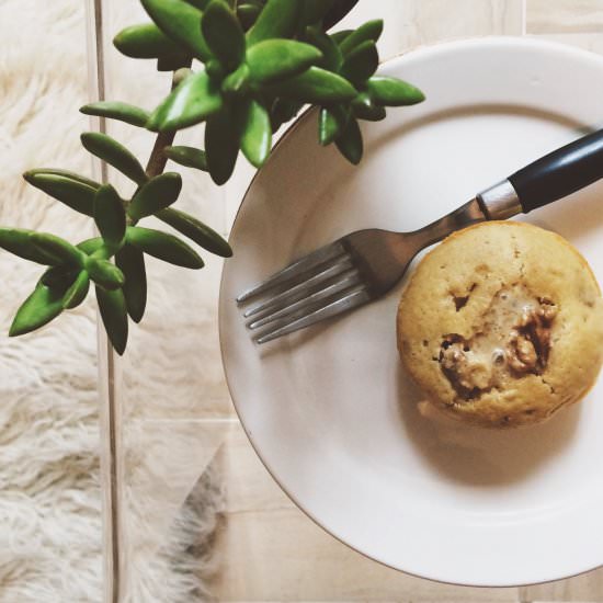 Peanut Butter and Walnut Muffins - Recipe photo by Jas1092
