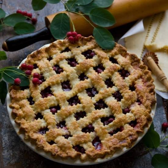 Serviceberry Pie - Recipe photo by lostrecipesfound