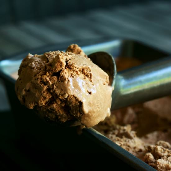 No Machine Chocolate Ice Cream - Recipe photo by thelazymomscookingblog