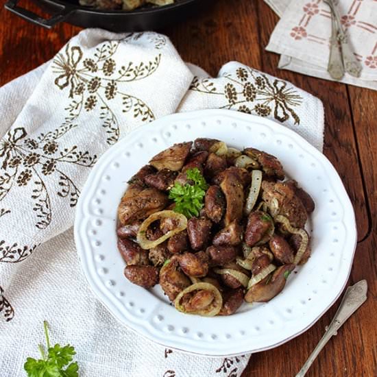 Rustic Chicken Hearts and Livers - Recipe photo by AngellovesCooking