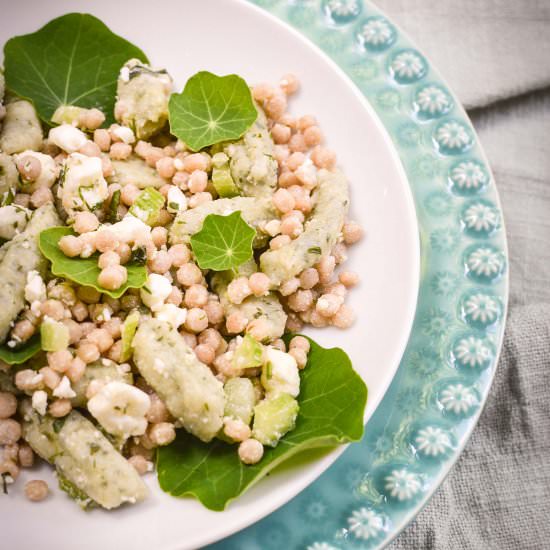 Nasturtium Noquis (Gnocchi) - Recipe photo by Urvashi Roe