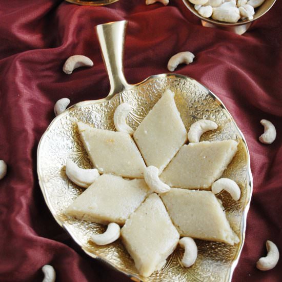 Kaju katli / cashew burfi - Recipe photo by 7aumsuvai