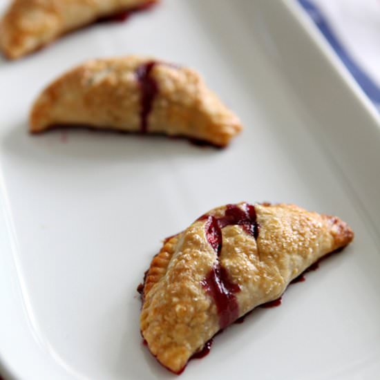 Strawberry and Blueberry Hand Pies - Recipe photo by thespeckledpalate