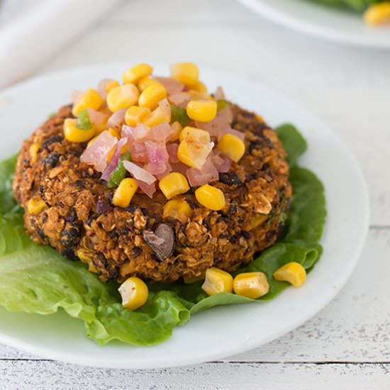 Black Bean & Corn Quinoa Burgers - Recipe photo by brighteyedbaker