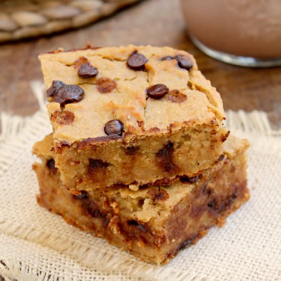 Cookie Dough Protein Bars - Recipe photo by honeyandfigs