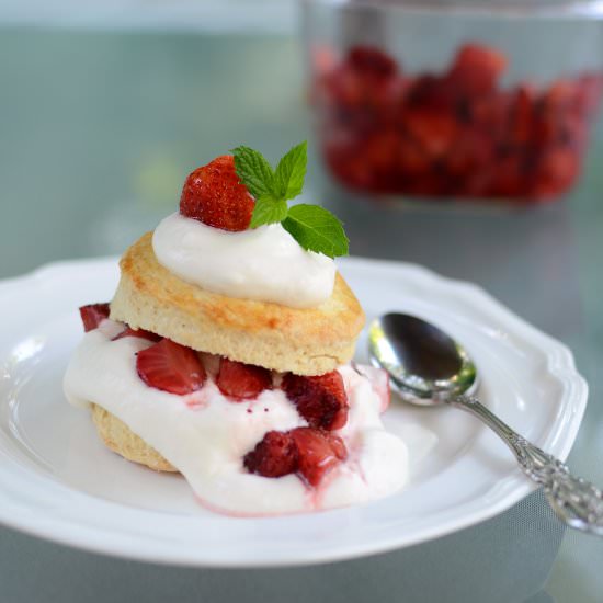 Scratch Strawberry Shortcake - Recipe photo by ButterYum
