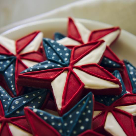 Pinwheel Flag Cookies - Recipe photo by Rachelsally