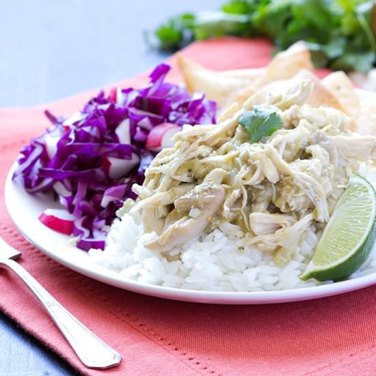 Salsa Verde Chicken - Recipe photo by cupofzest