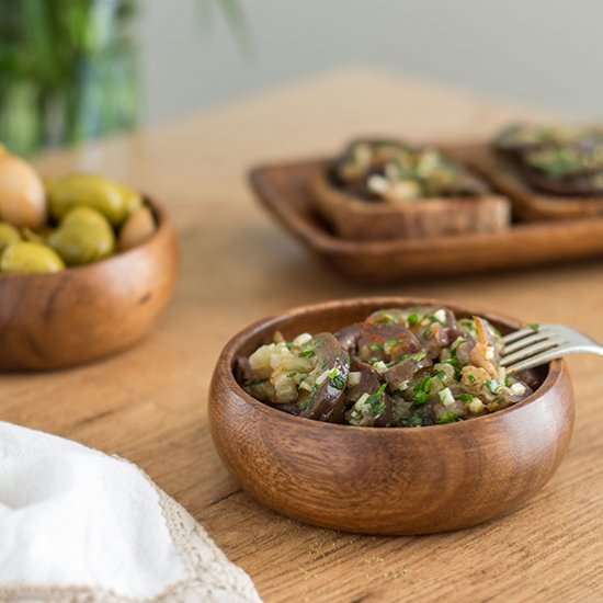Eggplant in vinegar - Recipe photo by myspanishtaste